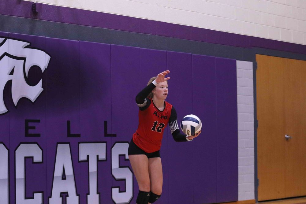 Addison S for the serve