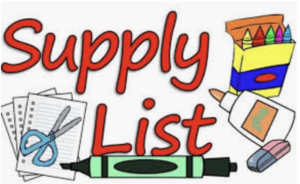 2020-2021 Supply List