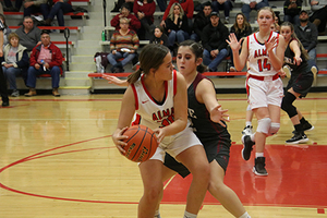 Lady Cardinals Tough Fight Against High Line